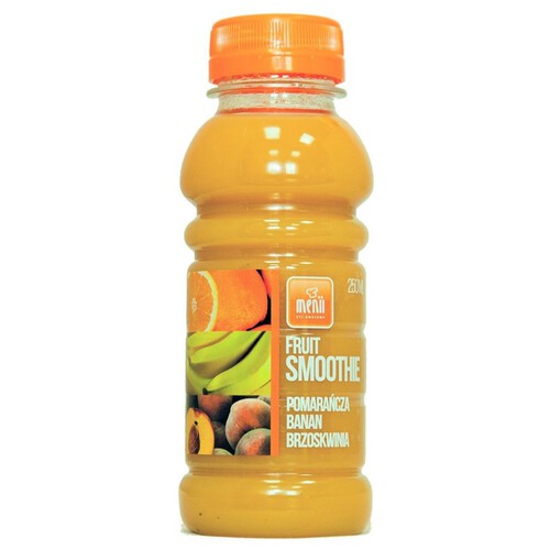 Smoothie pomarańcza banan brzoskwinia  Menii 250 ml