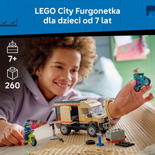 City Furgonetka z rowerami górskimi 60512 LEGO 1 sztuka
