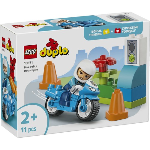 DUPLO® Moje miasteczko Niebieski motocykl policyjny 10471 LEGO 1 sztuka