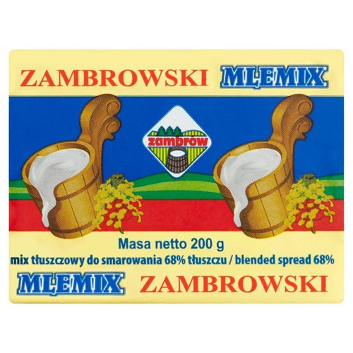 Mix tłuszczowy do smarowania 68% tłuszczu Mlemix Zambrowski 200 g