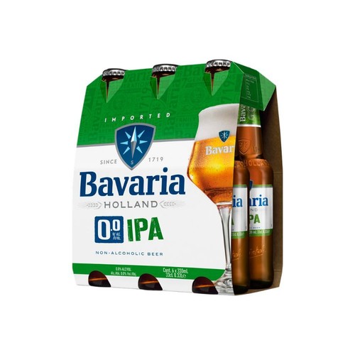 Piwo IPA bezalkoholowe alk. 0% obj. Bavaria 6 x 330 ml