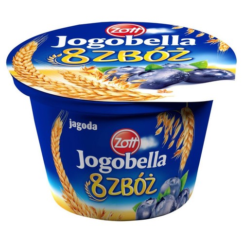 Jogobella Jogurt jagodowy 8 zbóż Zott 200 g