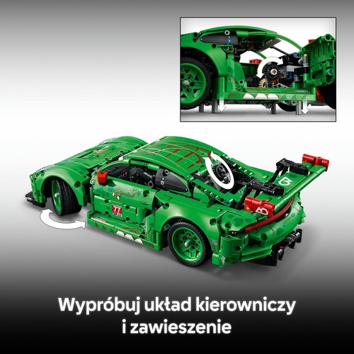 Technic Samochód Porsche 911 GT3 R REXY AO Racing 42224 LEGO 1 sztuka