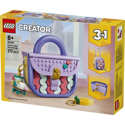 Creator 3 w 1 Modna torebka ze schowkiem 31391 LEGO 1 sztuka