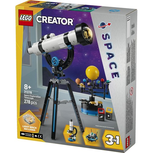 Zestaw Creator 3 w 1 Teleskop do odkrywania kosmosu 31378 LEGO 1 sztuka