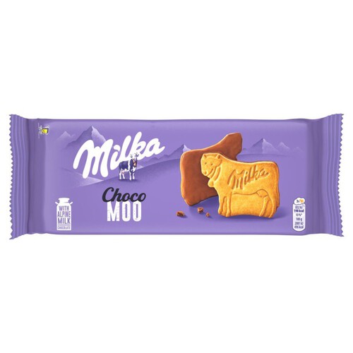 Ciastka oblane czekoladą z mleka alpejskiego Milka 120 g