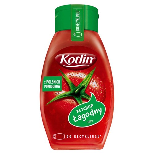 Ketchup łagodny bezglutenowy Kotlin 450 g