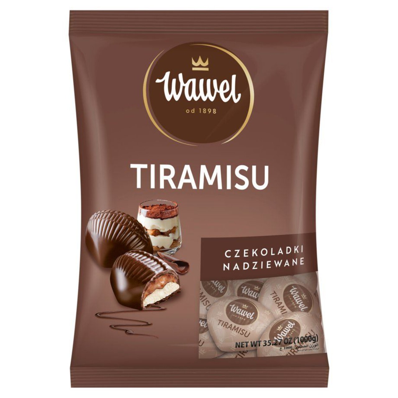 Tiramisu czekoladki nadziewane Wawel 1 kg