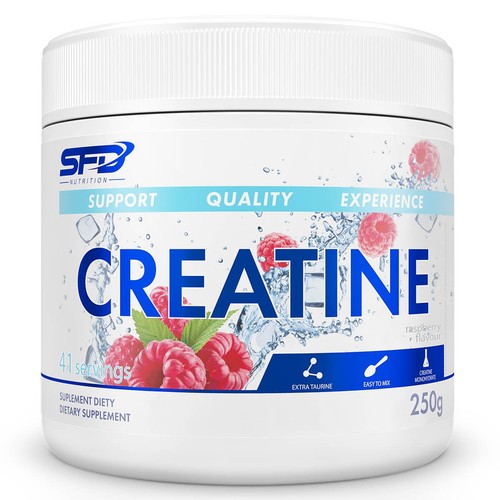 Kreatyna monohydrat Creatine 250 g malina Sfd 250 g