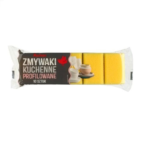 Zmywaki kuchenne profilowane Auchan 10 sztuk