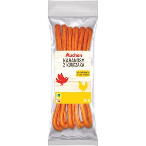 Kabanosy z kurczaka Auchan 95 g