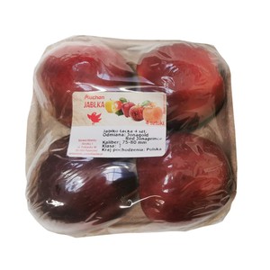 Jabłka Jonaprince Owoce  Auchan 4 sztuki