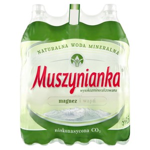 Naturalna woda mineralna lekko gazowana Muszynianka  6 x 1,5 l