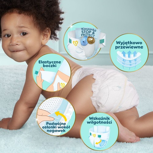 Premium Care Pieluchy 3 6-10 kg Pampers 120 sztuk