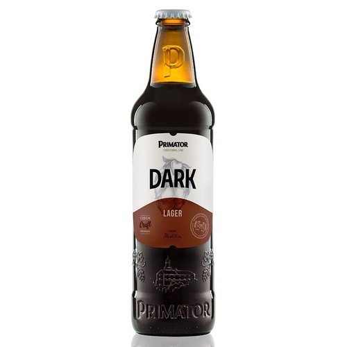 Piwo czeskie ciemny lager Dark alk. 4,5% obj. Primator 500 ml