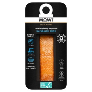 Łosoś wędzony na gorąco porcja Mowi 125 g