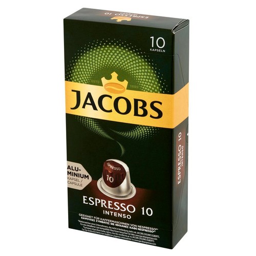 Kawa w kapsułkach Espresso intenso Jacobs 10 kapsułek