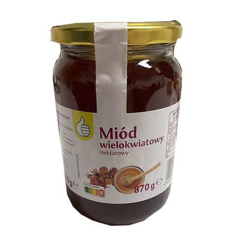 Miód nektarowy wielokwiatowy Auchan 870 g