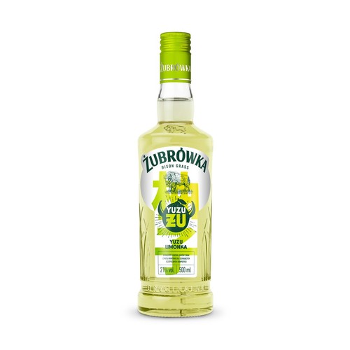 Wódka smakowa Bison Grass Yuzu Limonka alk. 21,0% obj. Żubrówka  500 ml
