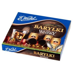 Baryłki z nadzieniem alkoholowym o smaku whisky E.Wedel 200 g