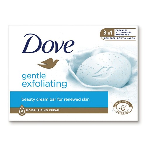 Mydło w kostce Gentle Exfoliating 90 g Dove 1 sztuka