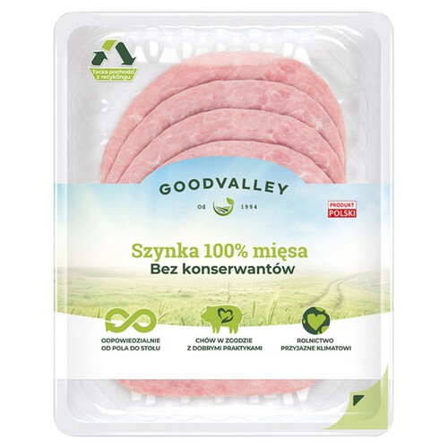 Szynka 100% mięsa Dolina Dobra 100 g