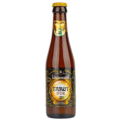 Piwo smakowe Tarot Noir Lambic Beer alk. 8,0% obj. Lindemans 250 ml