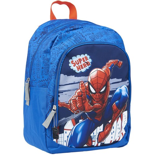 Plecak 2 komory niebiesko-czerwony Spiderman Auchan 1 sztuka