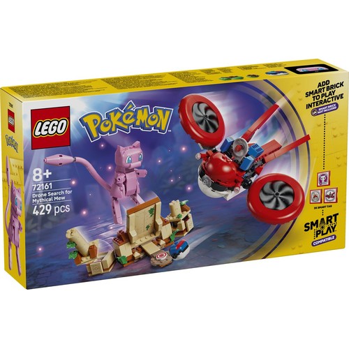 Pokémon SMART Play: Poszukiwania Mitycznego Mew za pomocą drona 72161 LEGO 1 sztuka