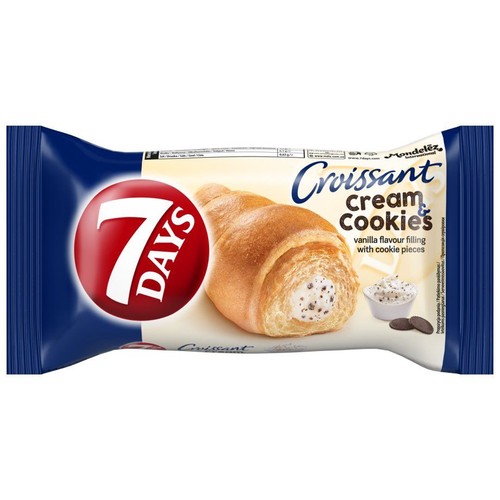 Croissant z kremem cream & cookies 7 Days 60 g