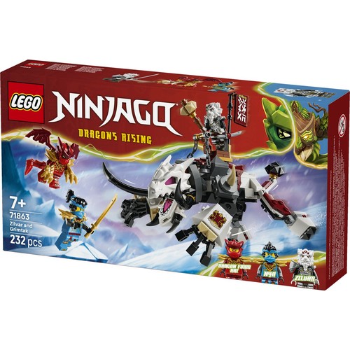 NINJAGO Zilvar i smocza bestia Grimtak 71863 LEGO 1 sztuka