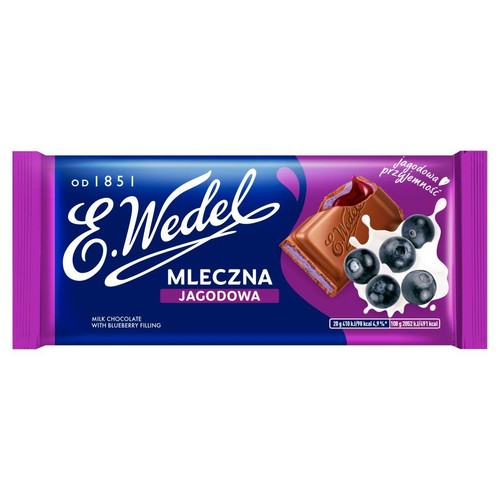 Czekolada mleczna jagoda E.Wedel 100 g