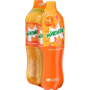 Napój gazowany o smaku pomarańczowym Mirinda 2 x 1,5 l