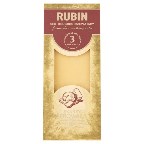Ser Rubic długodojrzewający Skarby Serowara 180 g
