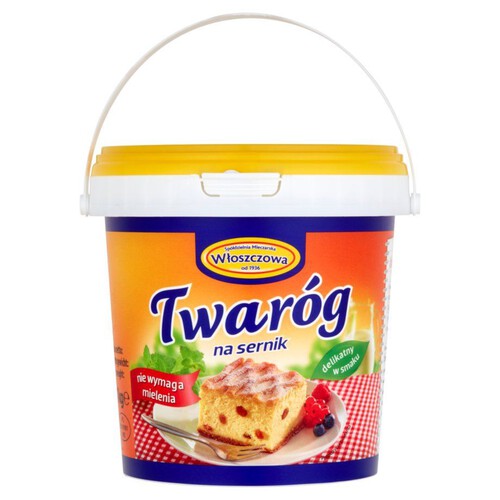 Twaróg na sernik Włoszczowa 1 kg