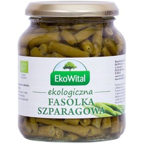 BIO Fasolka szparagowa konserwowa  EkoWital 370 ml