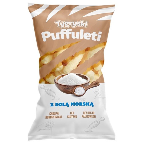Chrupki kukurydziane z solą Tygryski 85 g