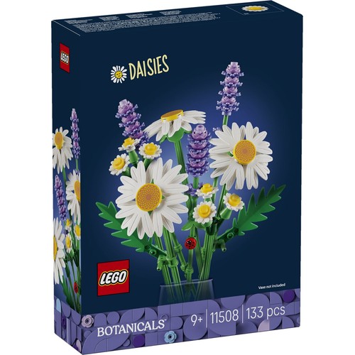 Botanicals Stokrotki, kwiatowa dekoracja dla dzieci 11508 LEGO  1 sztuka