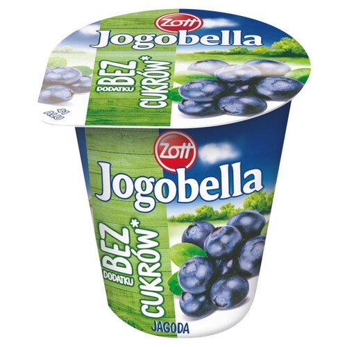 Jogobella Jogurt bez dodatku cukrów mix smaków Zott 150 g