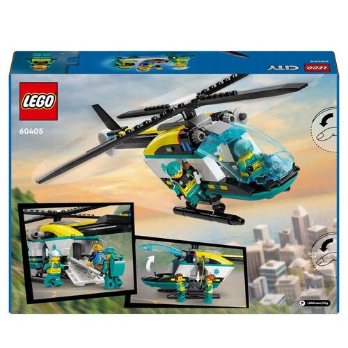 City Helikopter ratunkowy 60405 LEGO zestaw