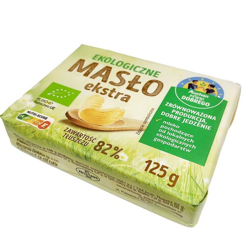 Ekologiczne masło ekstra 82% Pewni Dobrego 125 g