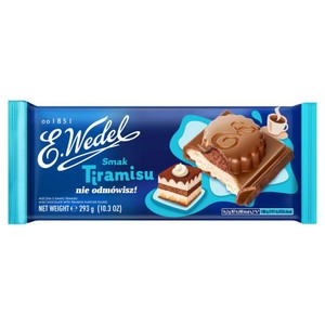Czekolada mleczna z nadzieniem o smaku tiramisu E.Wedel 293 g