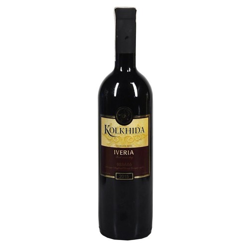 Wino gruzińskie czerwone półwytrawne Iveria alk. 11,5% obj. Kolkhida 750 ml