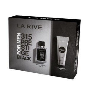 Zestaw 315 Prestige Black woda toaletowa + żel pod prysznic LA RIVE zestaw