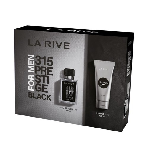 Zestaw 315 Prestige Black woda toaletowa + żel pod prysznic LA RIVE zestaw