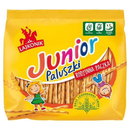 Junior paluszki o smaku waniliowym Lajkonik 280 g