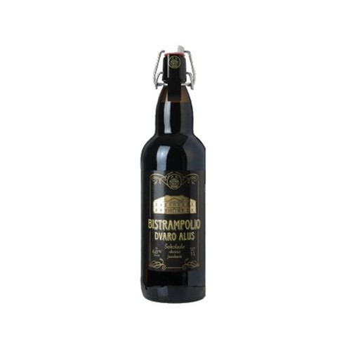 Piwo ciemne Chocolate Black alk. 6,0% obj. Bistrampolio Dvaro 1 l