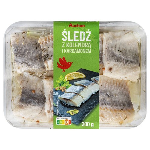 Śledź z kolendrą i kardamonem Auchan 200 g