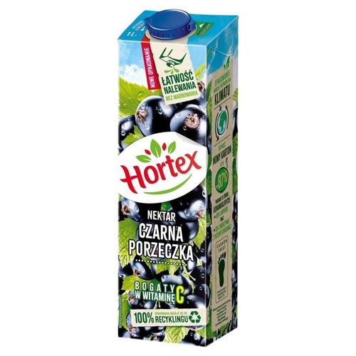 Nektar z czarnych porzeczek  Hortex 1 l