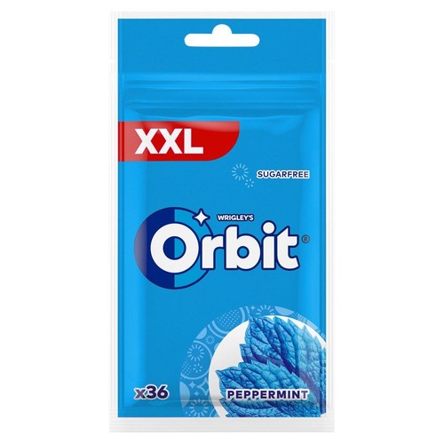 Bezcukrowa guma do żucia o smaku miętowym XXL Orbit 50 g